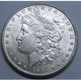 1884-PHILADELFIA -USA- MORGAN- DOLLAR -PLATA