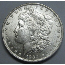 1884-NEW ORLEANS -USA- MORGAN- DOLLAR -PLATA