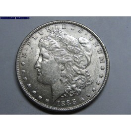 1888-PHILADELPHIA - USA- MORGAN- DOLLAR -PLATA
