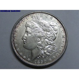 1890-PHILADELPHIA - USA- MORGAN- DOLLAR -PLATA