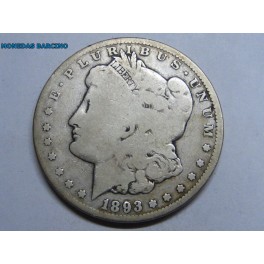 1893-CARSON CITY - USA- MORGAN- DOLLAR -PLATA