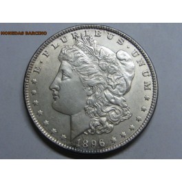 1896-PHILADELPHIA - USA- MORGAN- DOLLAR -PLATA