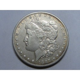1897-NEW ORLEANS - USA- MORGAN- DOLLAR -PLATA