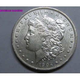 1904-NEW ORLEANS - USA- MORGAN- DOLLAR -PLATA