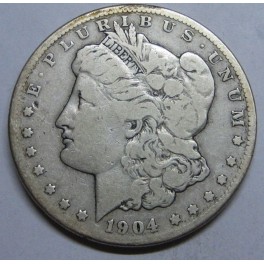 1904-SAN FRANCISCO - USA- MORGAN- DOLLAR -PLATA