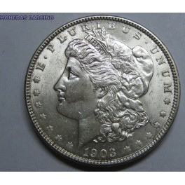 1903-PHILADELPHIA- USA- MORGAN- DOLLAR -PLATA