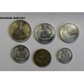 1989- CHINA - 6 MONEDAS- YUAN- JIAO- FEN- TRAVEL