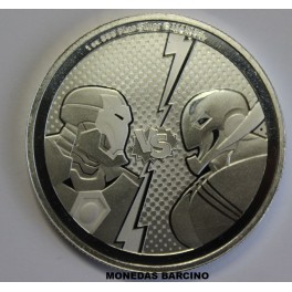 2025- MARVEL-IRON MAN - 2 DOLLARS - NIUE- ONZA