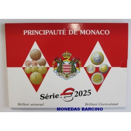 2025- MONACO - EUROS - 8 MONEDAS - BLISTER
