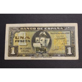 1940- SANTA MARIA -SERIE I - 1 PESETA - MADRID