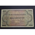 1938- BURGOS -SERIE A - 500 PESETAS - SANTIAGO