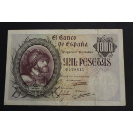 1940- CARLOS I - SIN SERIE -1000 PESETAS - MADRID
