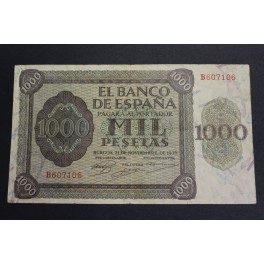 1936- BURGOS - SERIE B- 1000 PESETAS -ESPAÑA