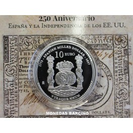 2025- PRIMER DOLAR- 10  EUROS- ESPAÑA - PLATA