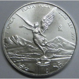 2008- LIBERTAD - ONZA - MEXICO - PLATA- BULLION