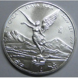 2009- LIBERTAD - ONZA - MEXICO - PLATA- BULLION