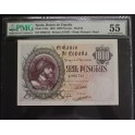 1940- CARLOS I - PMG 55 - SIN SERIE - 1000 PESETAS -BILLETE 