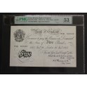 1945- BRITANNIA- PMG 53 -GREAT BRITAIN - 5 LIBRAS