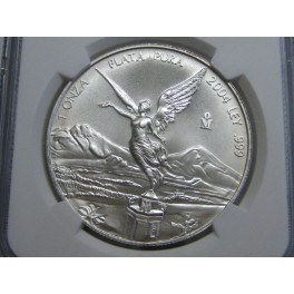 2004- MS 68- ONZA -PLATA - LIBERTAD - MEXICO