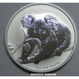 2010- KOALA  - DOLLAR - AUSTRALIA - ONZA -PLATA