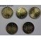 2025- UNIDAD ALEMANA- 2 EUROS -ALEMANIA-5 CECAS