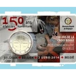 2014 - CRUZ ROJA - 2 EUROS - BELGICA 2014 - CRUZ ROJA - 2 EUROS - BELGICA