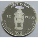 1975 - ARTE TAINO- 10 PESOS - REPUBLICA DOMINICANA 