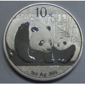 2011- OSO PANDA - 10 YUAN -CHINA - ONZA - PLATA