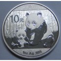 2012- OSO PANDA - 10 YUAN -CHINA - ONZA - PLATA