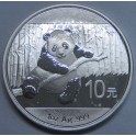 2014- OSO PANDA - 10 YUAN -CHINA - ONZA - PLATA