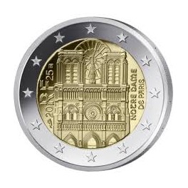 2025-NOTRE DAME -2 EUROS - FRANCIA- PARIS