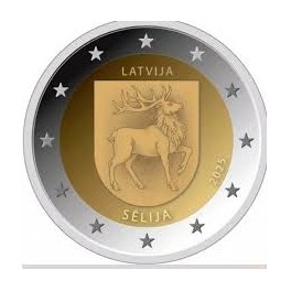 2025-REGION SELIJA -2 EUROS- LETONIA -LATVIJA