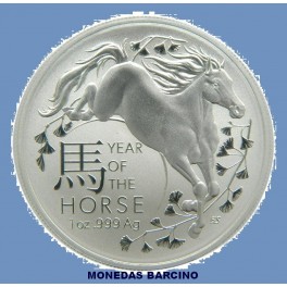 2026- AÑO CABALLO - ONZA - DOLAR- AUSTRALIA