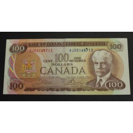 1975- CANADA - 100 DOLLARS -ROBERT BORDEN - BILLETE