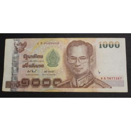 2005- THAILANDIA -1000 BAHT -RAMA IX- BILLETE