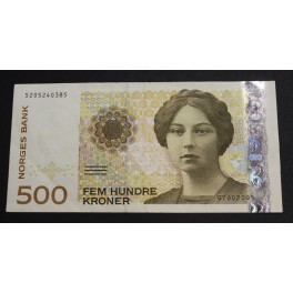 2005- NORUEGA - NORWAY - 500 KRONER - BILLETE 