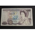 1970-80 GREAT BRITAIN - 20 POUNDS -SHAKESPEARE-BILLETE