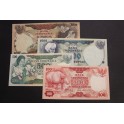 1977- INDONESIA - RUPIAH - 4 BILLETES - BANK
