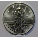 2025- JUSTICIA -1 DOLLAR - NIUE- ONZA- PLATA