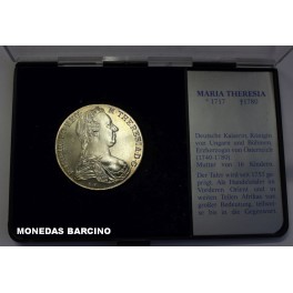 1780- MARIA TERESA- THALER-RESTRIKE - AUSTRIA - PLATA