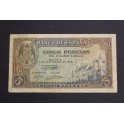 1940- ALCAZAR -SERIE B -5 PESETAS - BANCO ESPAÑA