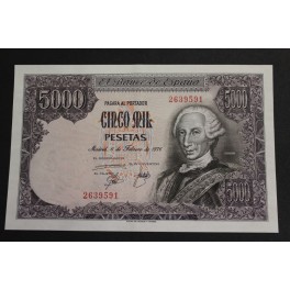 1976- CARLOS III -SIN SERIE- 5000 PESETAS - ESPAÑA