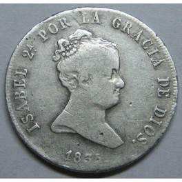 1835 - SEVILLA - 4 REALES - ISABEL II - SPAIN