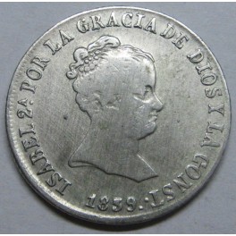 1839 - SEVILLA - 4 REALES - ISABEL II - SPAIN
