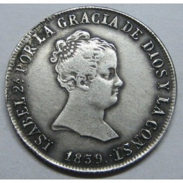 1839 - SEVILLA - 4 REALES - ISABEL II - SPAIN
