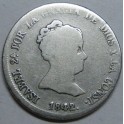 1842 - SEVILLA - 4 REALES - ISABEL II - SPAIN