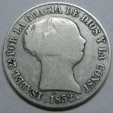 1852 - SEVILLA - 4 REALES - ISABEL II - SPAIN