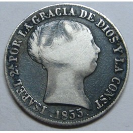 1855 - SEVILLA - 4 REALES - ISABEL II - SPAIN