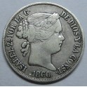 1860 - SEVILLA - 4 REALES - ISABEL II - SPAIN