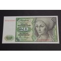 1980- ALEMANIA- 20  MARK- BILLETE- ELSBETH TUCHER